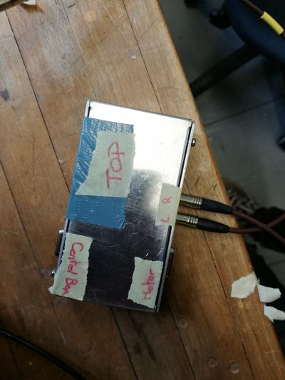 Picture of the top of the motor control box